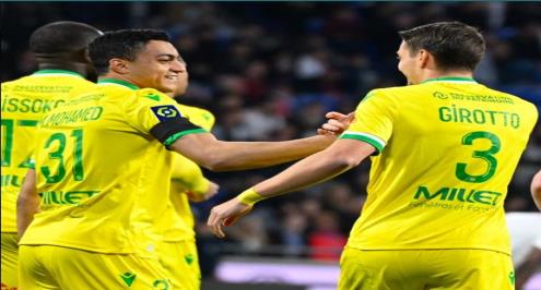  مصطفى محمد إلى النهائي.. نانت يُقصي ليون من كأس فرنسا